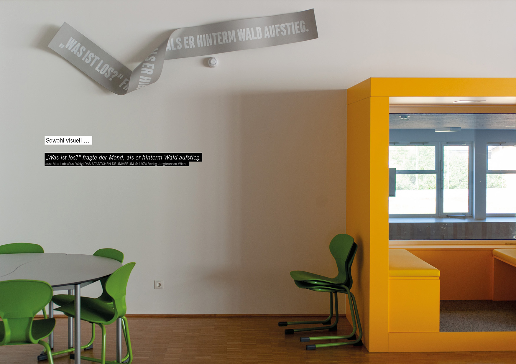 Sowohl visuell …